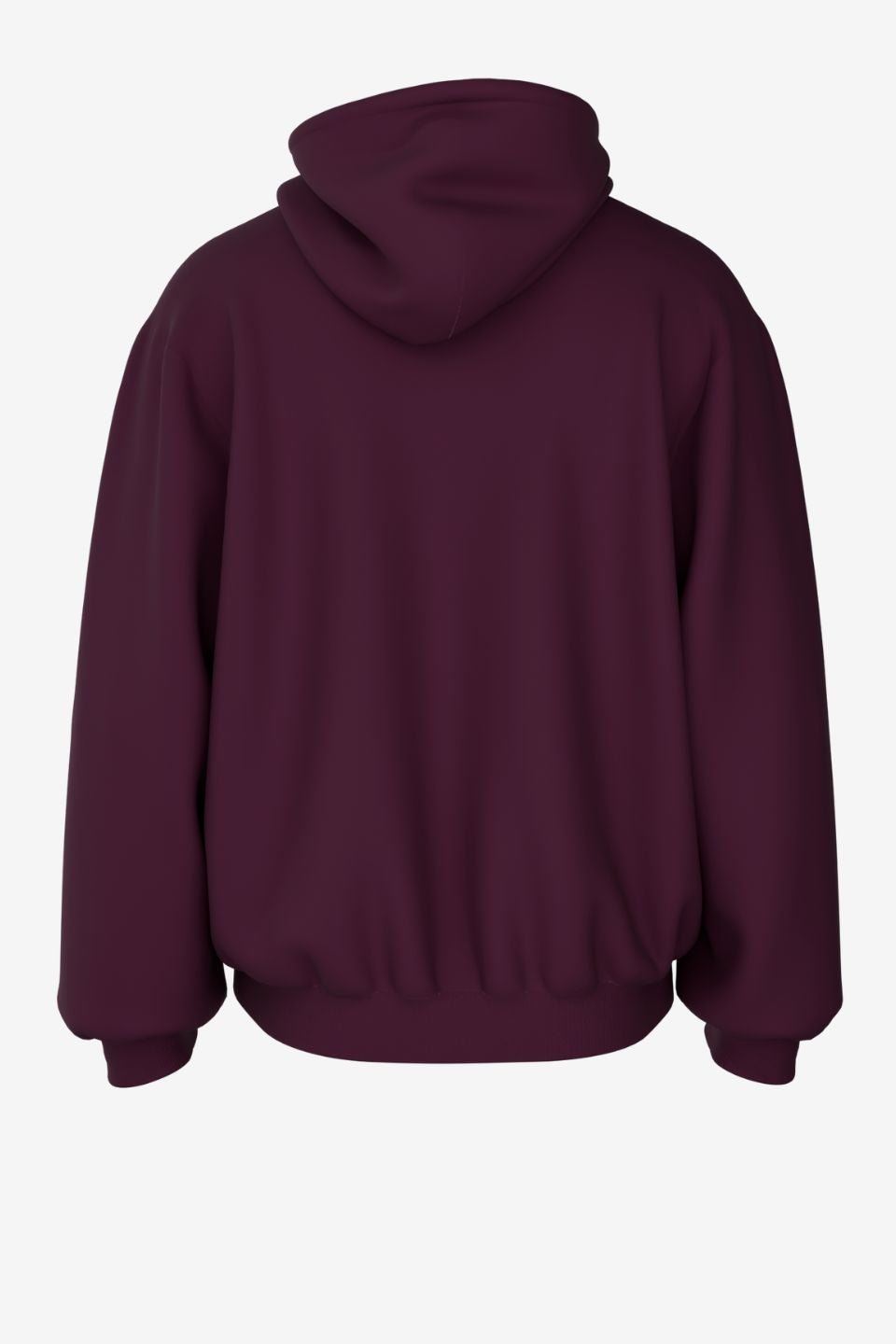 MAROON OVERSIZED HOODIE - NEUTRALS BY SOY - Shade Of You