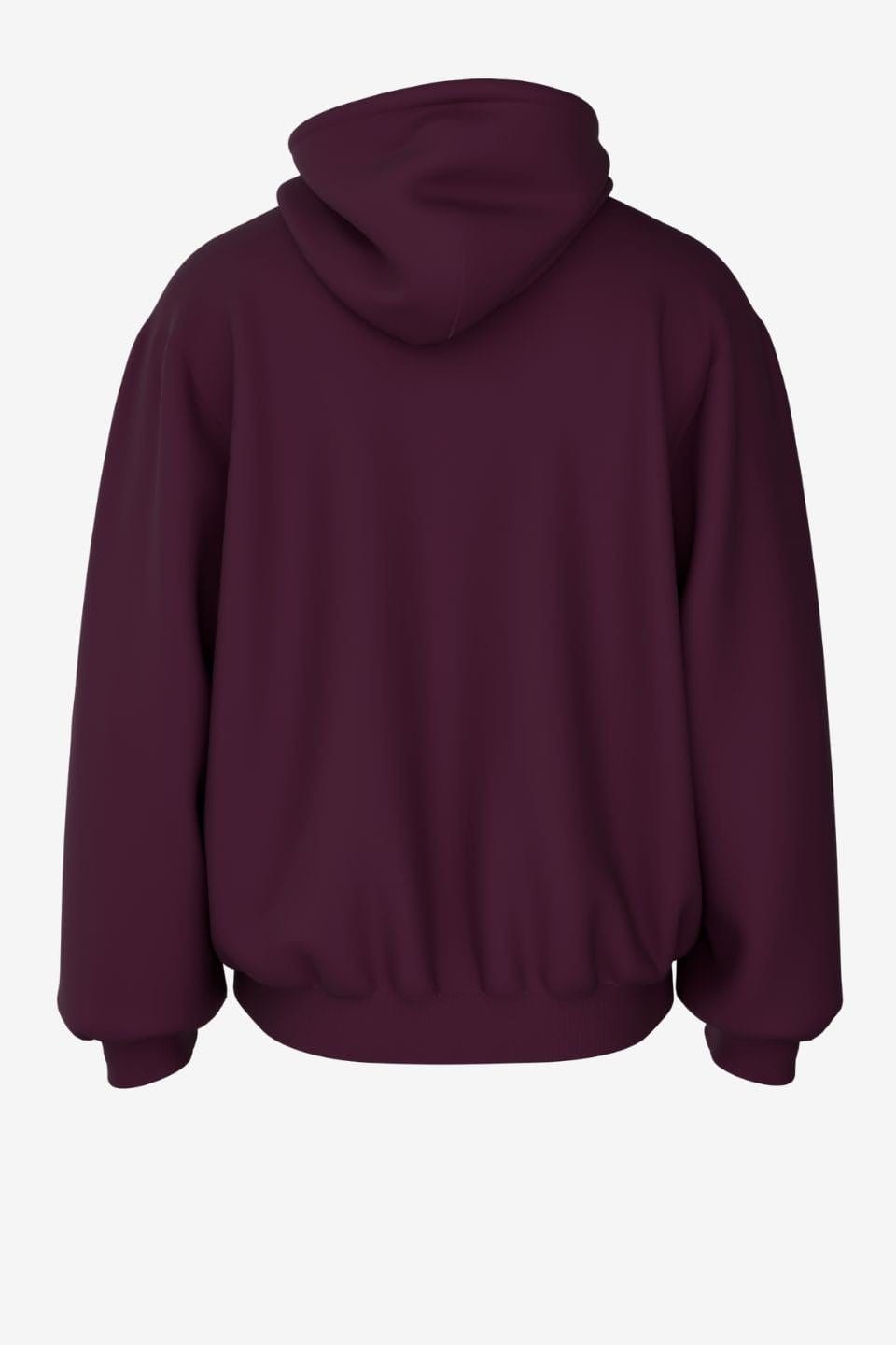 Shade Of You MAROON OVERSIZED HOODIE - NEUTRALS BY SOY