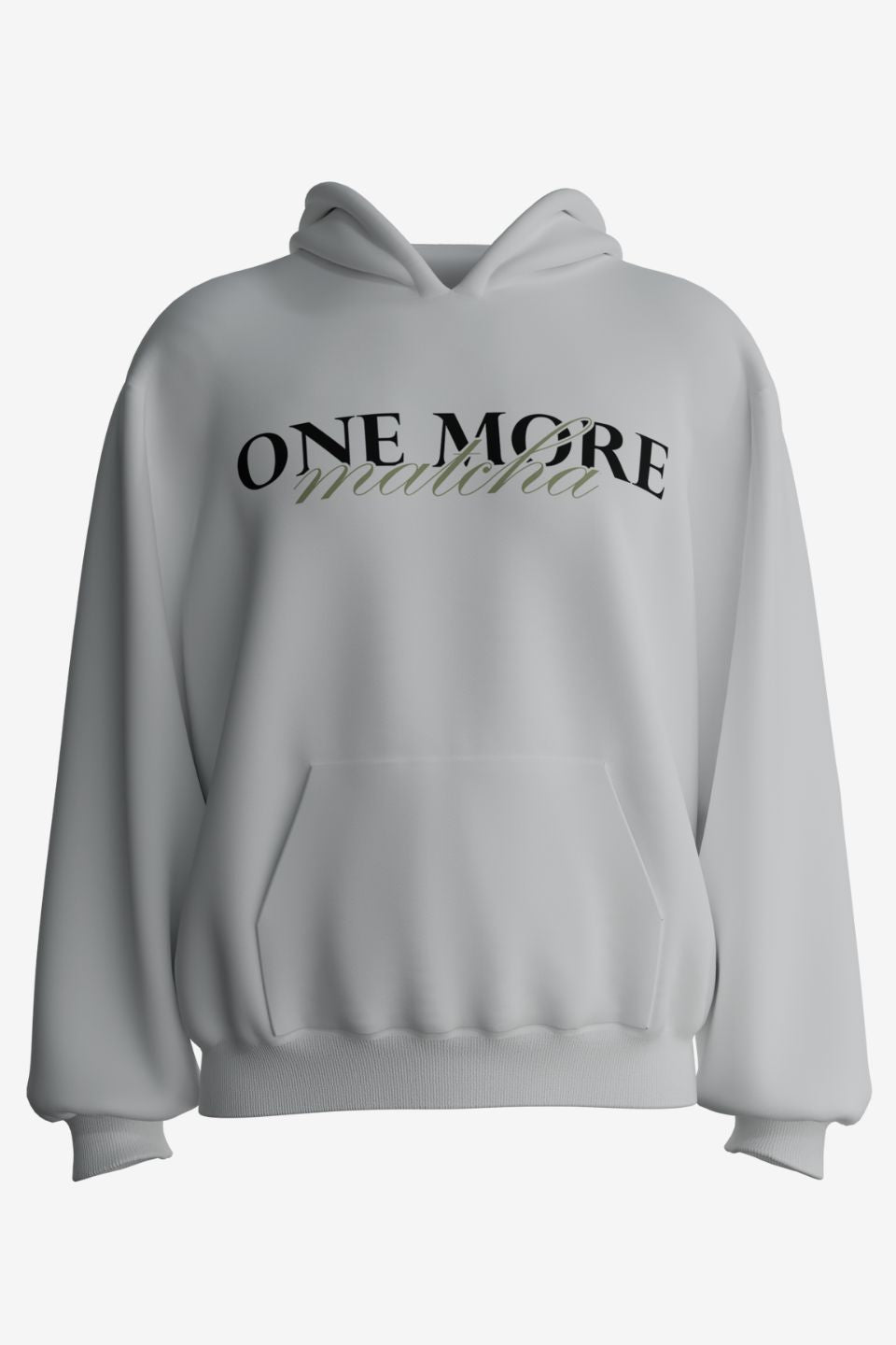 ONE MORE MATCHA OVERSIZED UNISEX HOODIE - Shade Of You