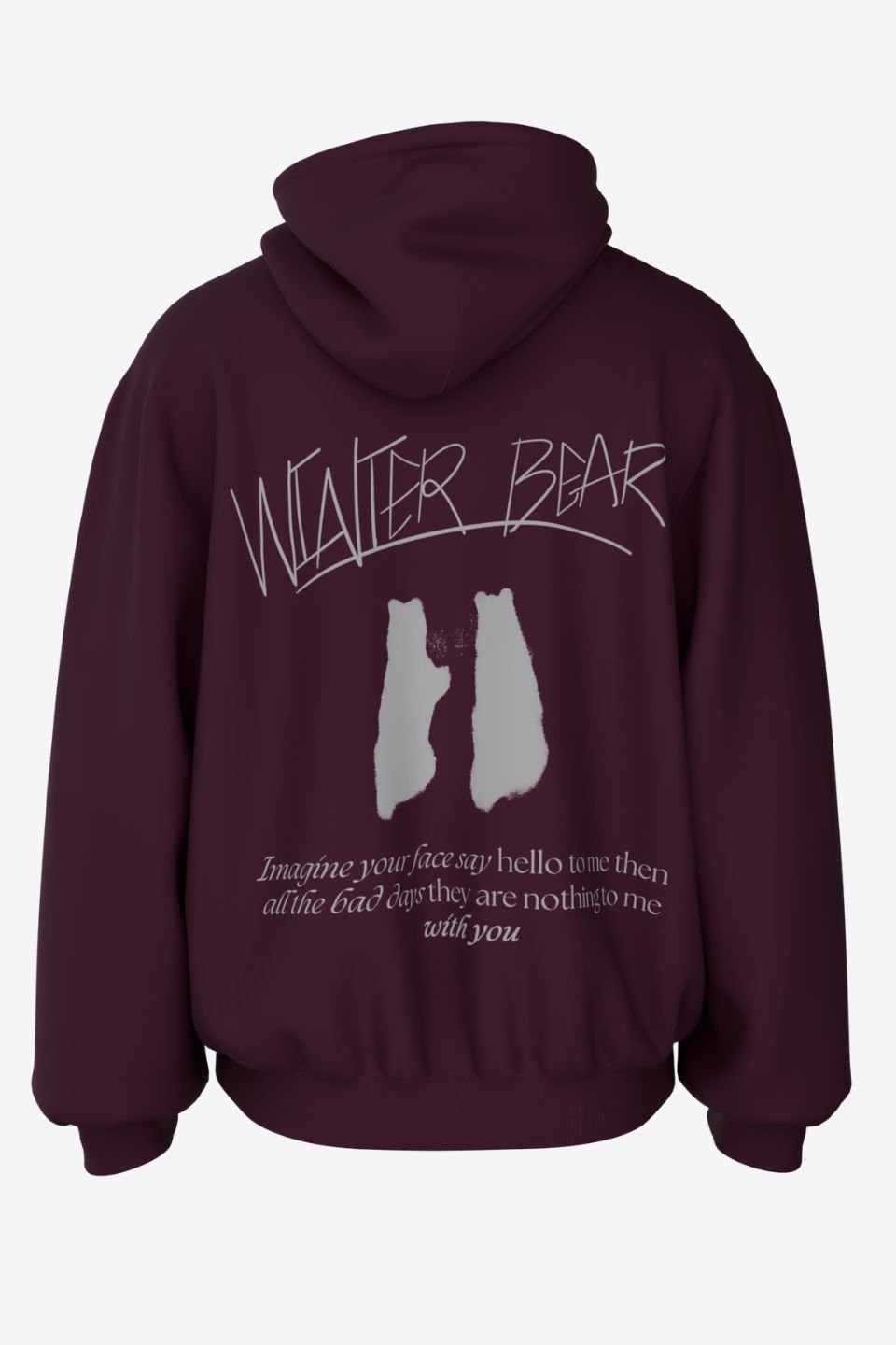 WINTER BEAR - BTS UNISEX OVERSIZED HOODIE - Shade Of You