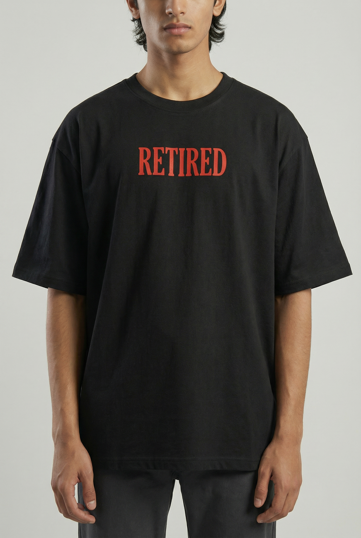 Retired Energy 240 GSM Boxy Fit Oversized T-Shirt for Men - Shade Of You