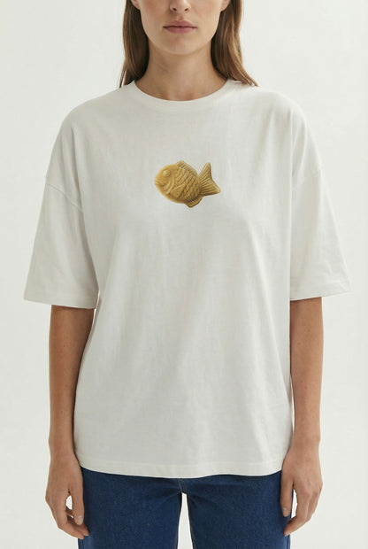 Bungeoppang Snack Club 240 GSM Boxy Fit Oversized T-Shirt for Women - Shade Of You