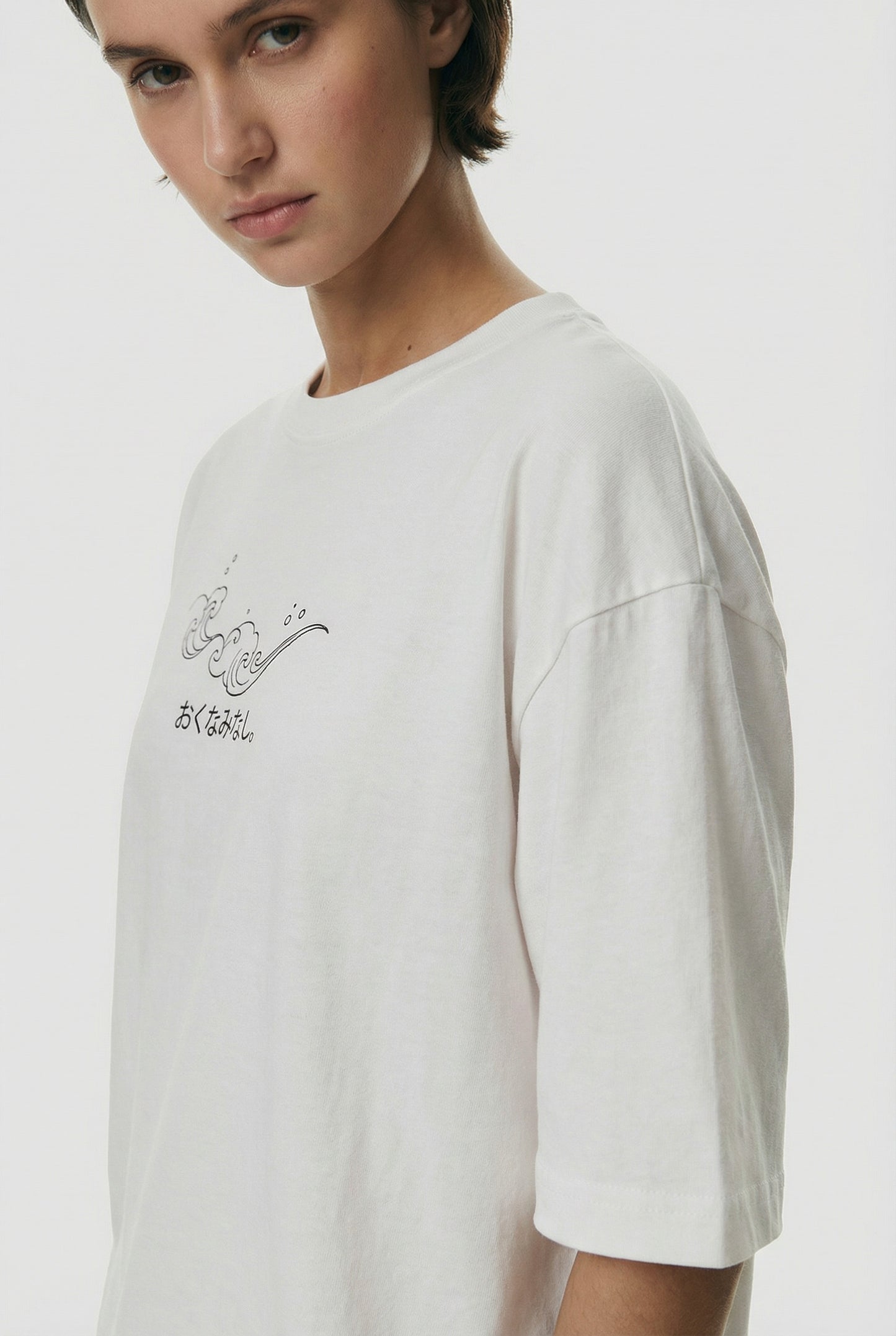 NO BAD WAVES BOXY FIT OVERSIZED TSHIRT - Shade Of You
