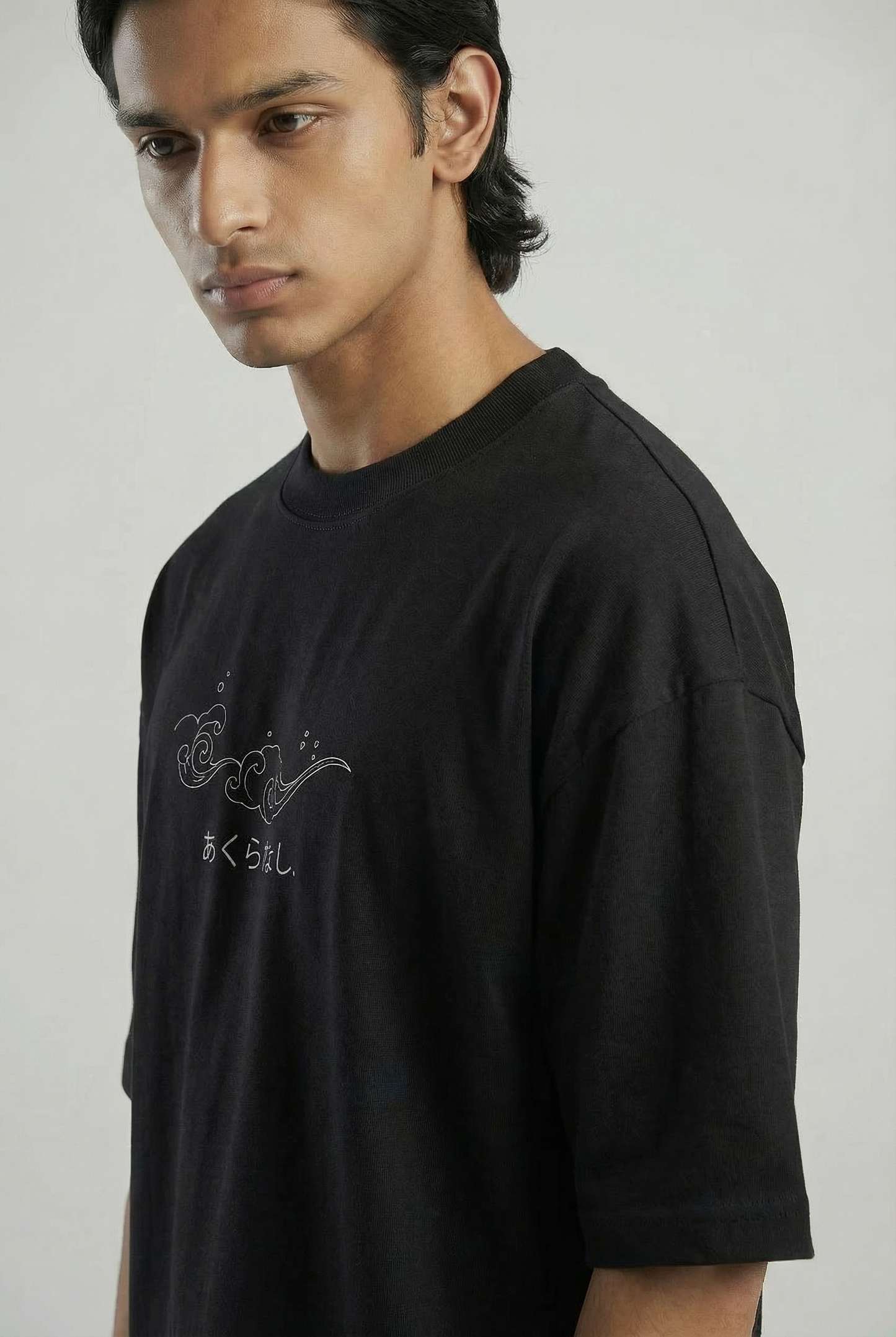 NO BAD WAVES BOXY FIT OVERSIZED TSHIRT - Shade Of You