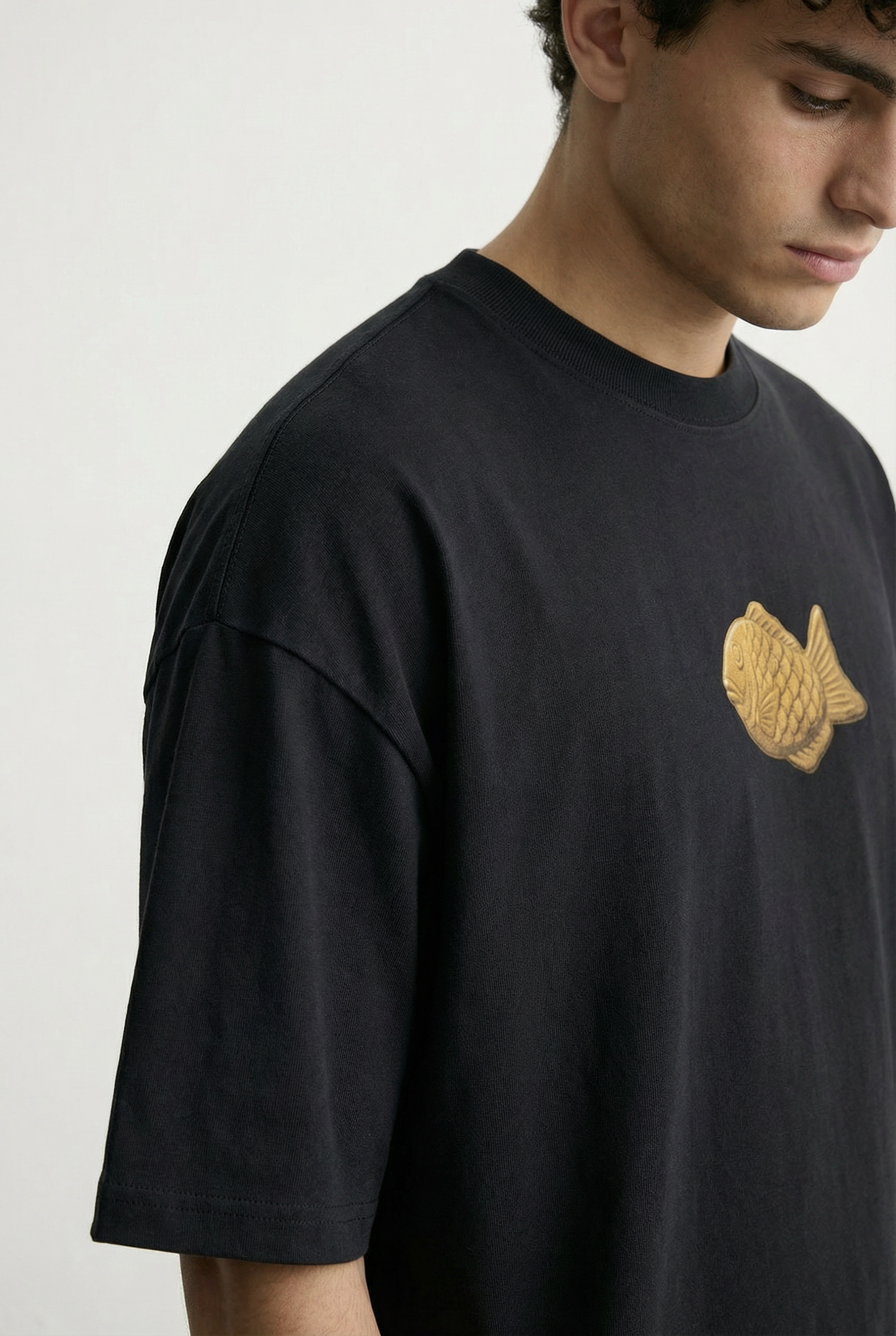Bungeoppang Snack Club 240 GSM Boxy Fit Oversized T-Shirt for Men - Shade Of You