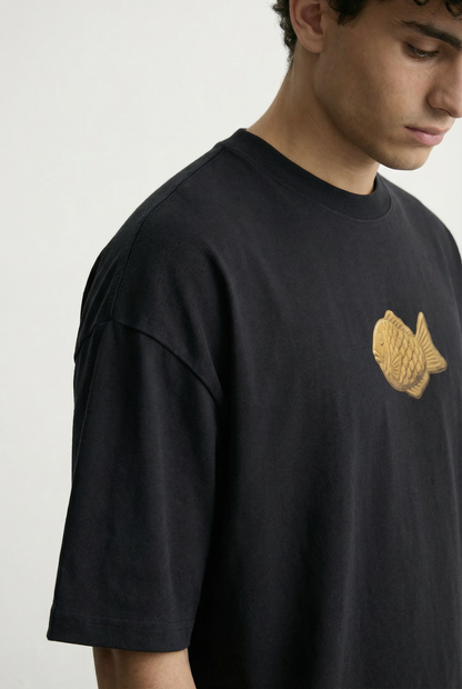 Bungeoppang Snack Club 240 GSM Boxy Fit Oversized T-Shirt for Men - Shade Of You
