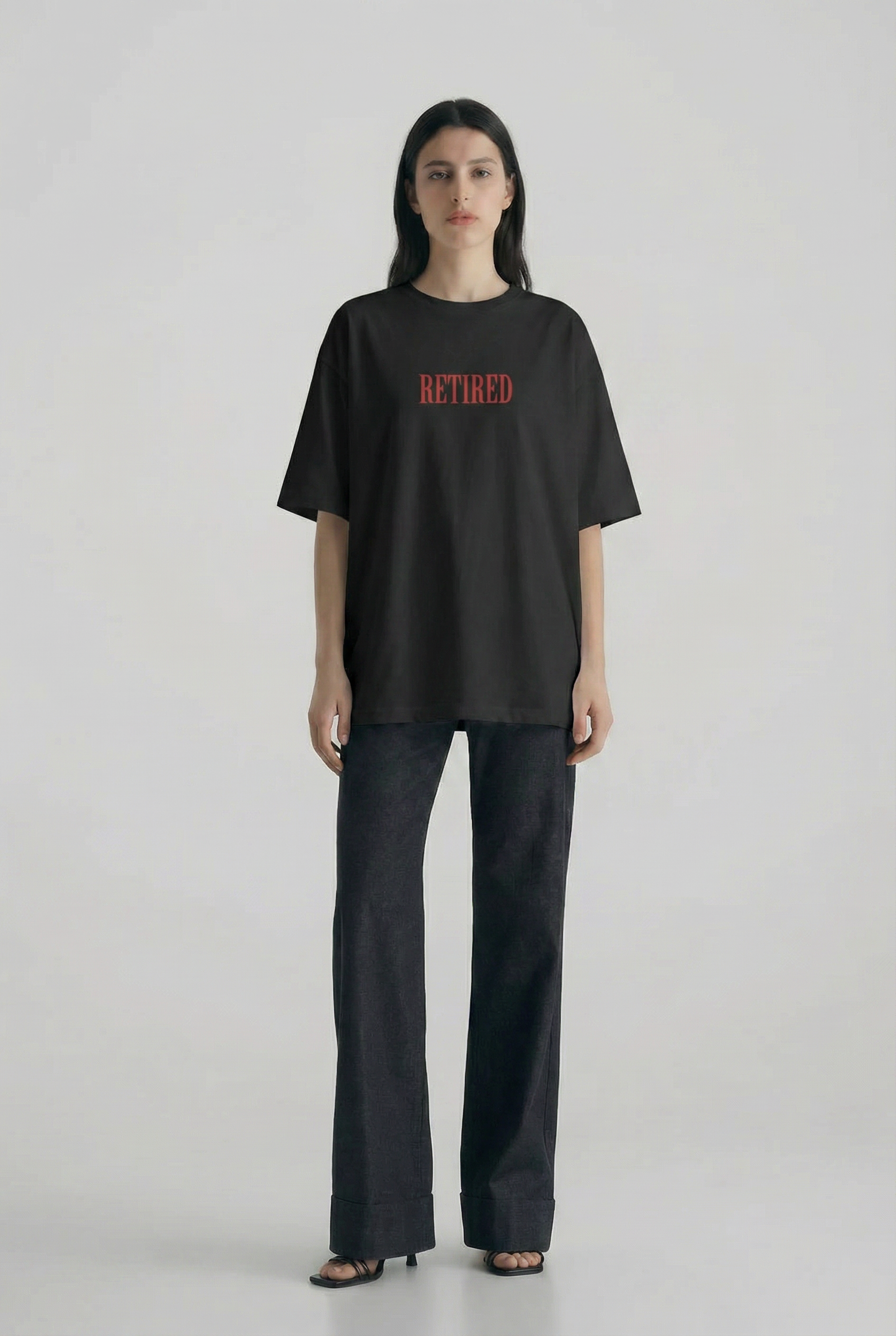 Retired Energy 240 GSM Boxy Fit Oversized T-Shirt for Women - Shade Of You