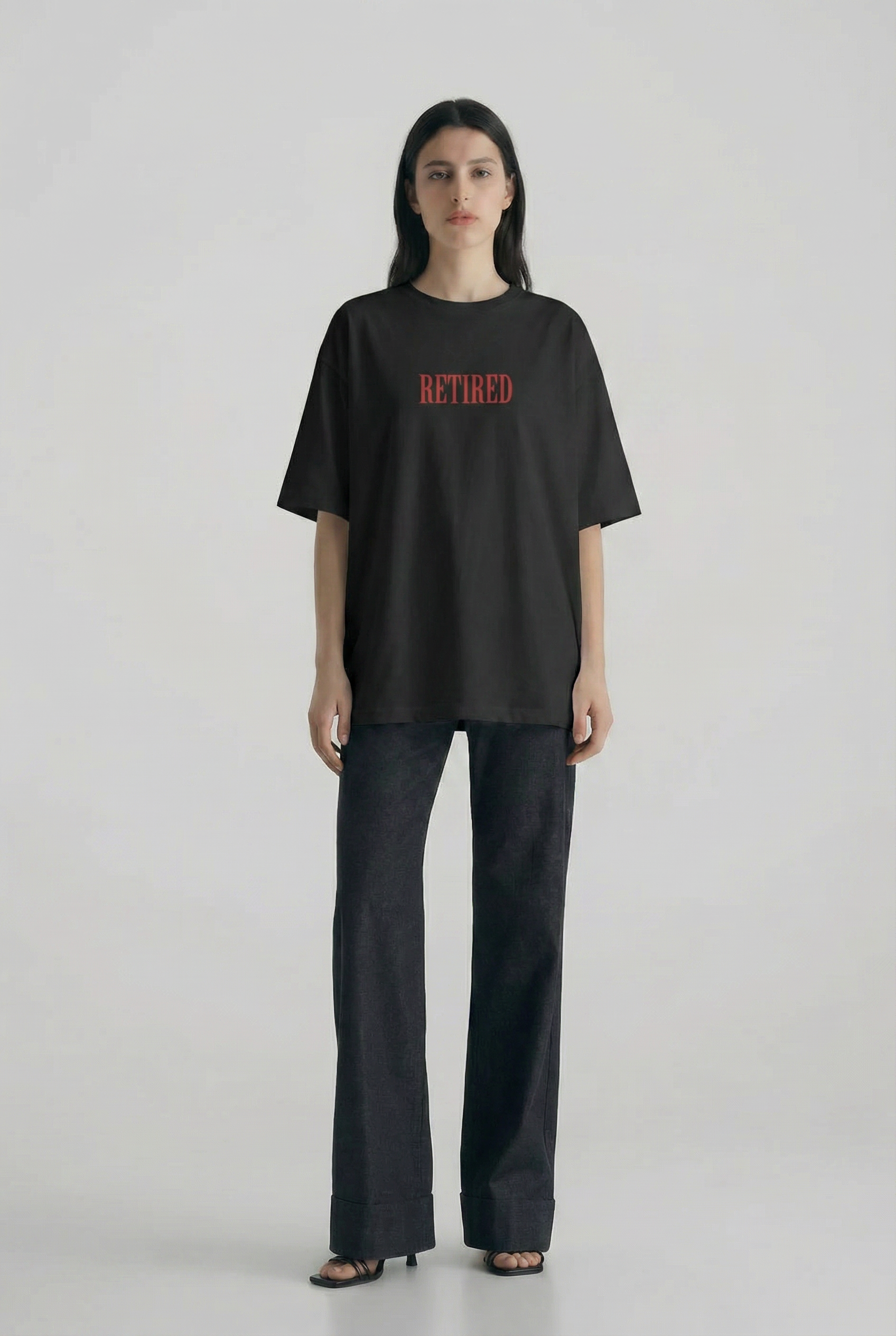 Retired Energy 240 GSM Boxy Fit Oversized T-Shirt for Women - Shade Of You