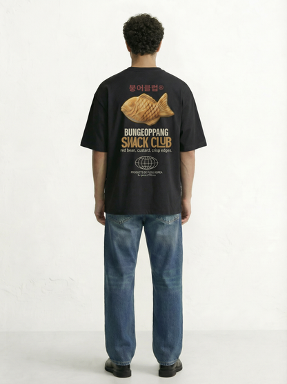 Bungeoppang Snack Club 240 GSM Boxy Fit Oversized T-Shirt for Men - Shade Of You