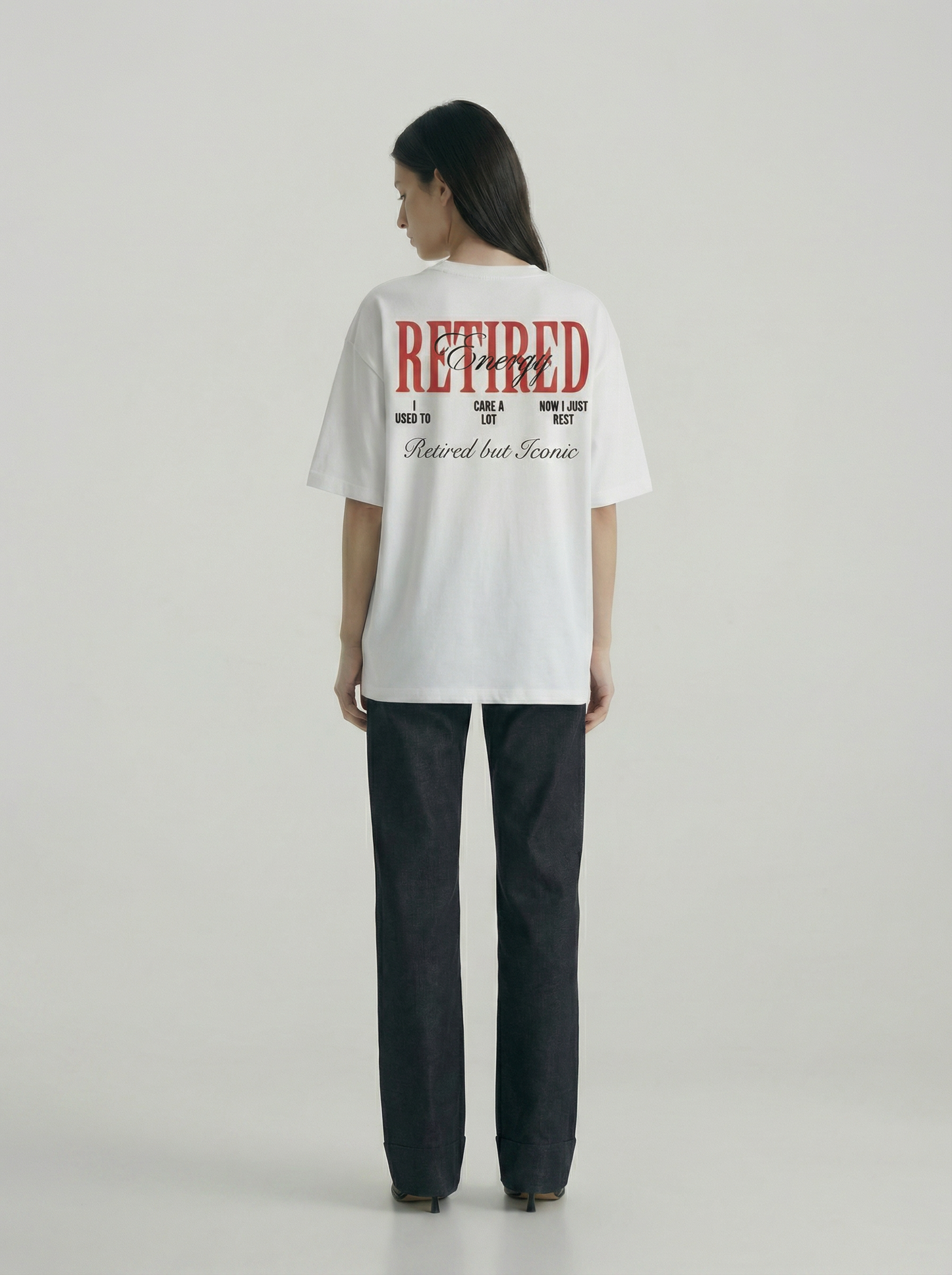 Retired Energy 240 GSM Boxy Fit Oversized T-Shirt for Women - Shade Of You