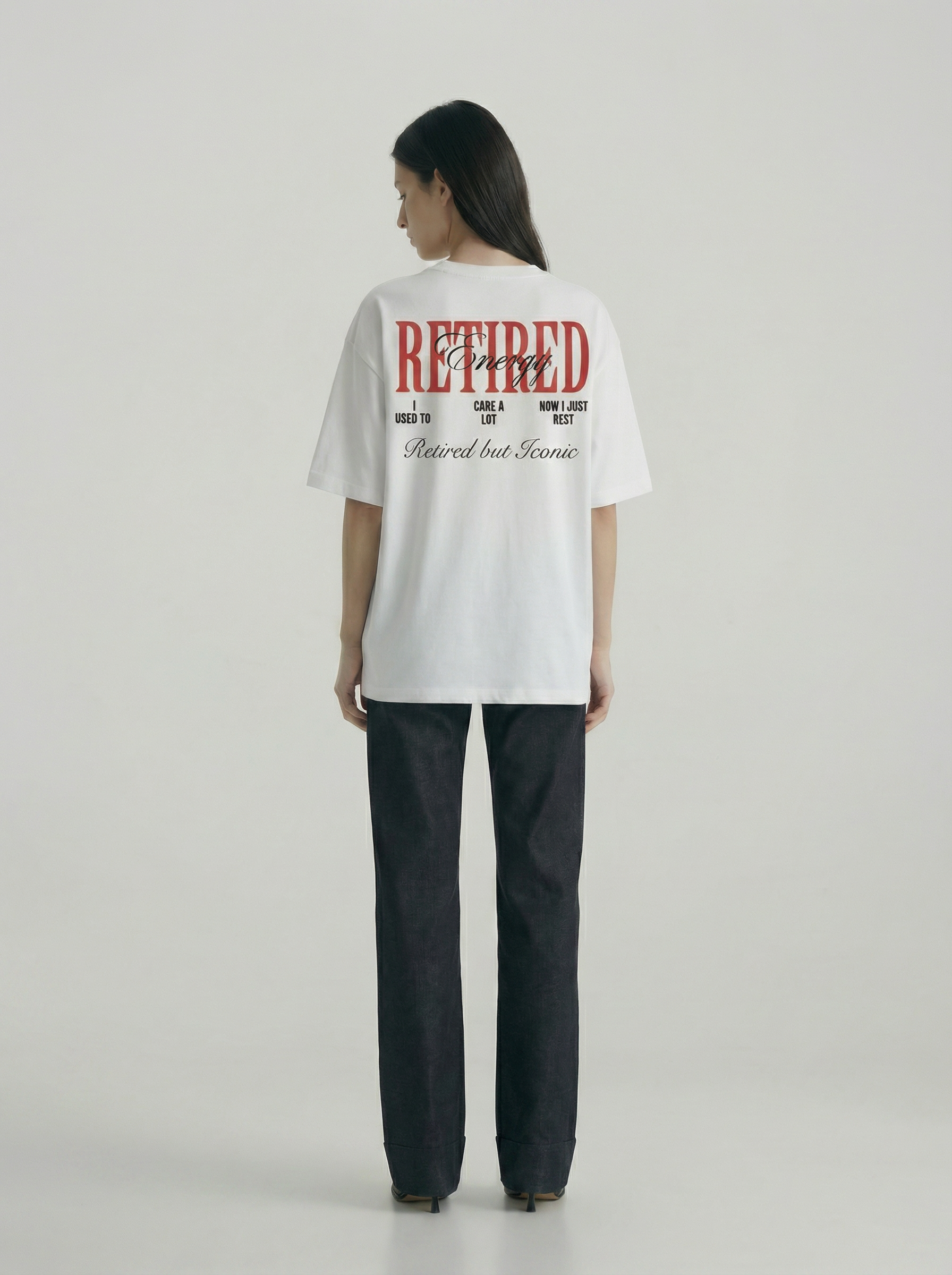 Retired Energy 240 GSM Boxy Fit Oversized T-Shirt for Women - Shade Of You