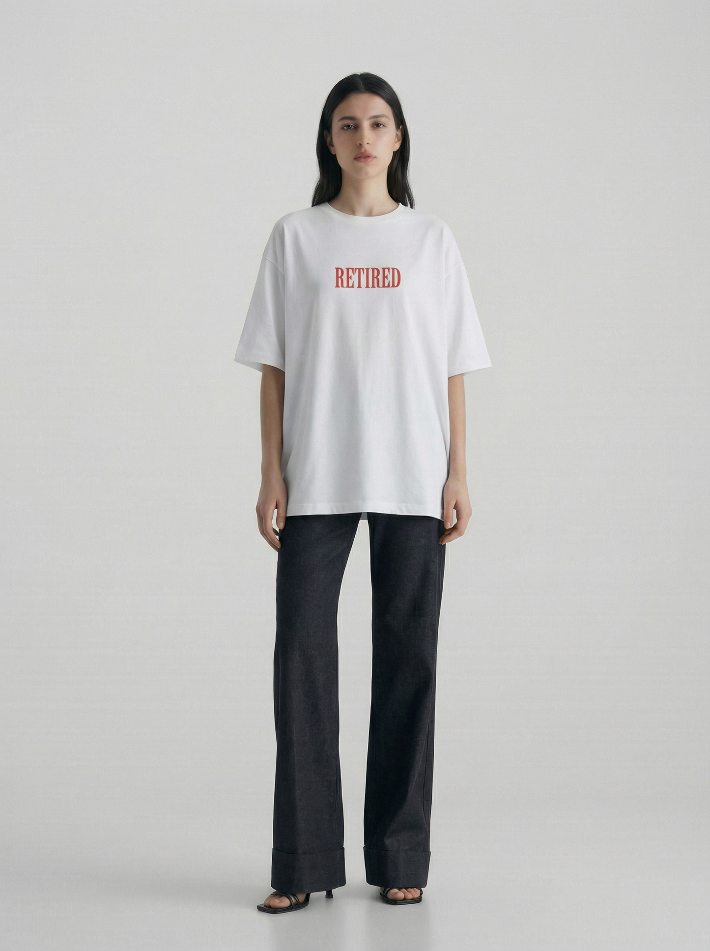 Retired Energy 240 GSM Boxy Fit Oversized T-Shirt for Women - Shade Of You