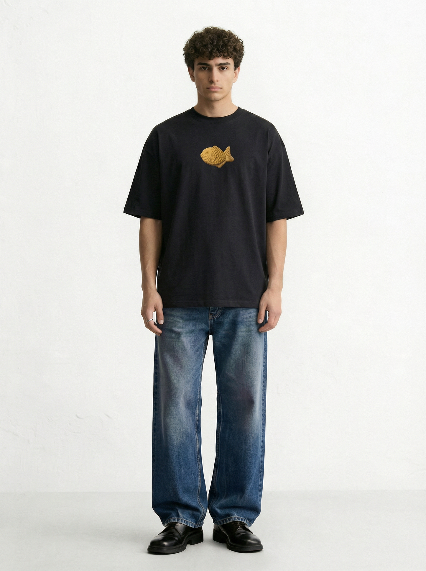 Bungeoppang Snack Club 240 GSM Boxy Fit Oversized T-Shirt for Men - Shade Of You