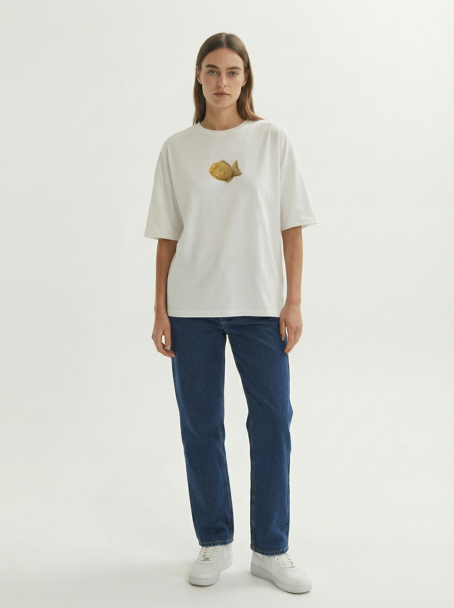 Bungeoppang Snack Club 240 GSM Boxy Fit Oversized T-Shirt for Women - Shade Of You