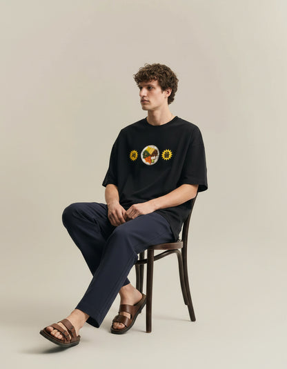 Kimbap Oversized T-Shirt - Korean Streetwear Graphic Tee - Shade Of You
