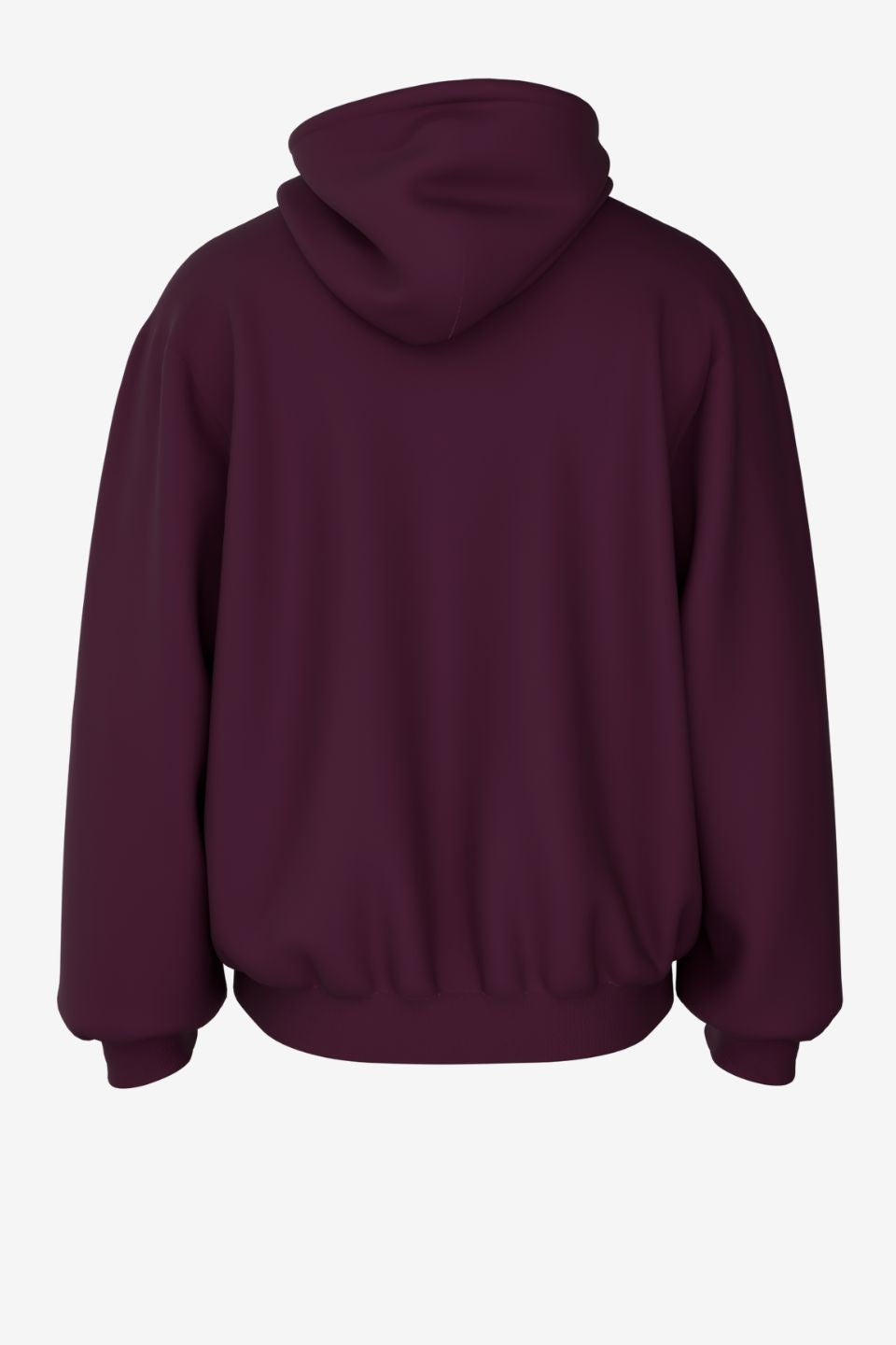 MAROON OVERSIZED HOODIE - NEUTRALS BY SOY