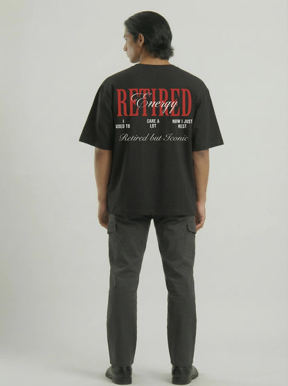 Retired Energy 240 GSM Boxy Fit Oversized T-Shirt for Men - Shade Of You