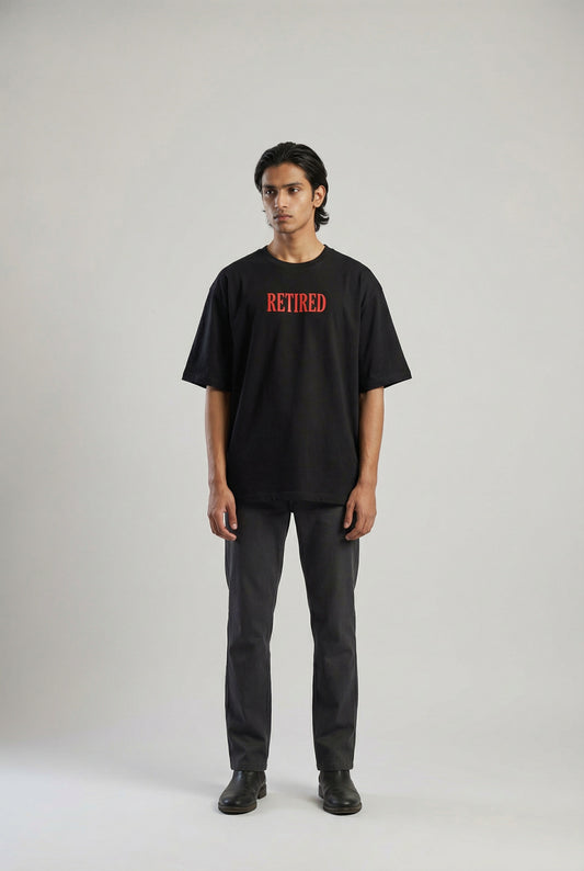 Retired Energy 240 GSM Boxy Fit Oversized T-Shirt for Men - Shade Of You