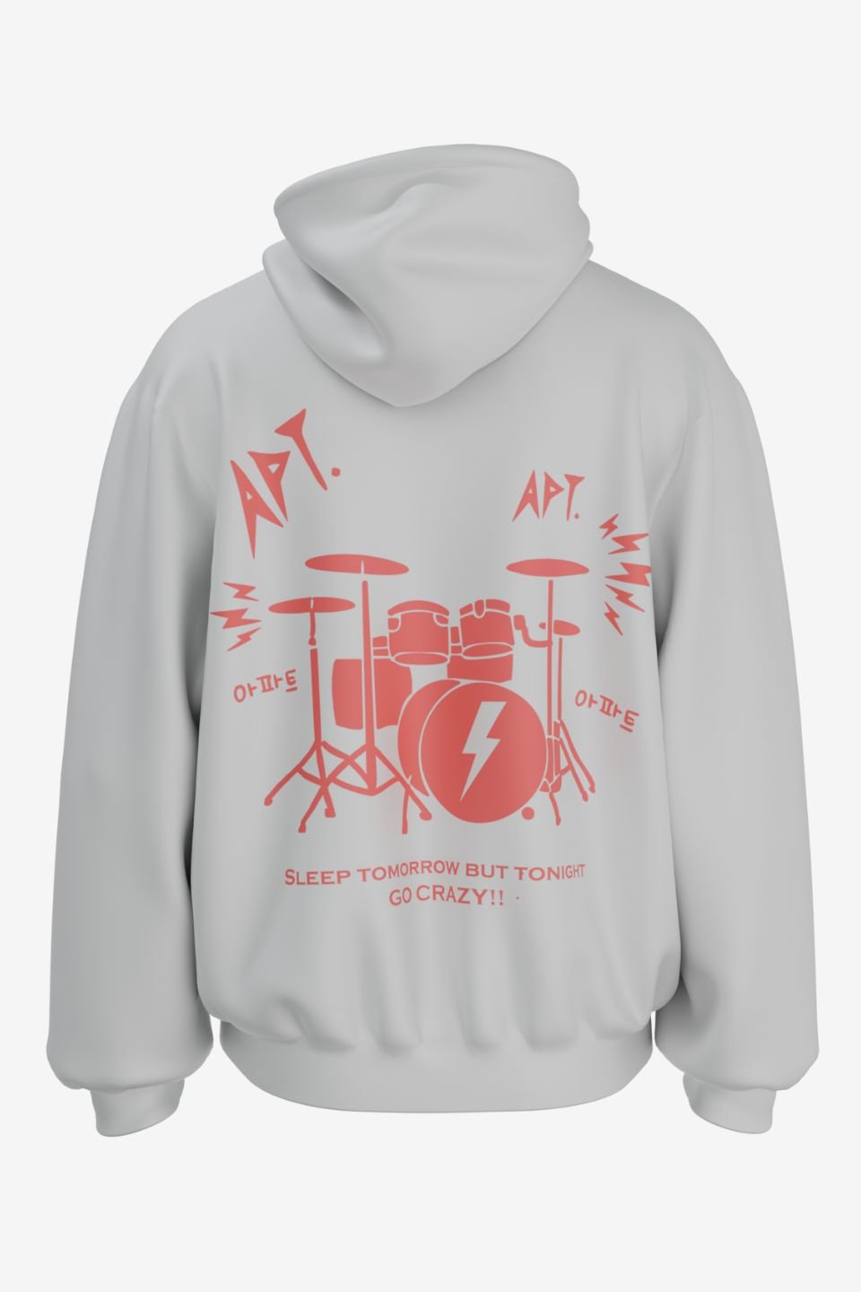 APT OVERSIZED UNISEX HOODIE ROSÉ & BRUNO MARS - Shade Of You