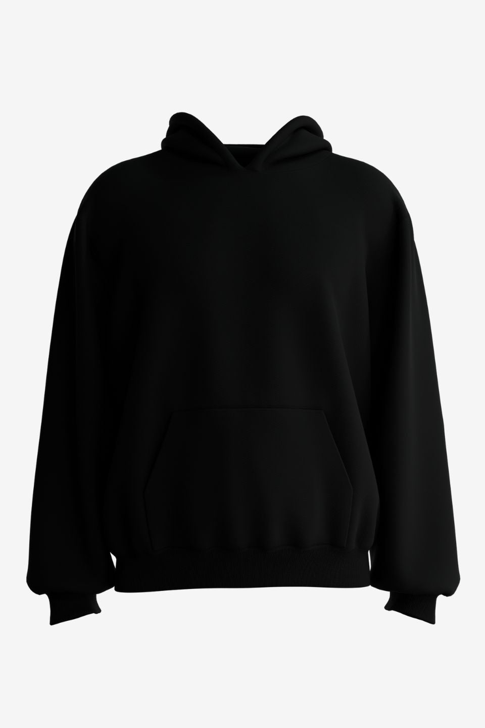 BLACK OVERSIZED HOODIE - NEUTRALS BY SOY - Shade Of You