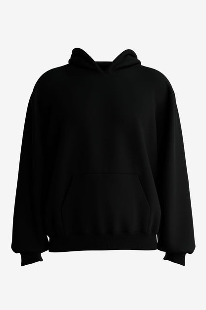Shade Of You BLACK OVERSIZED HOODIE - NEUTRALS BY SOY