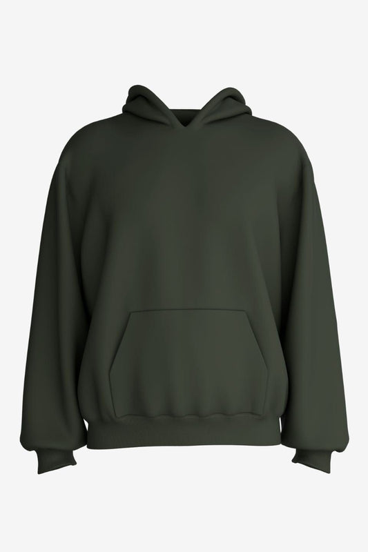 Shade Of You OLIVE GREEN OVERSIZED HOODIE - NEUTRALS BY SOY