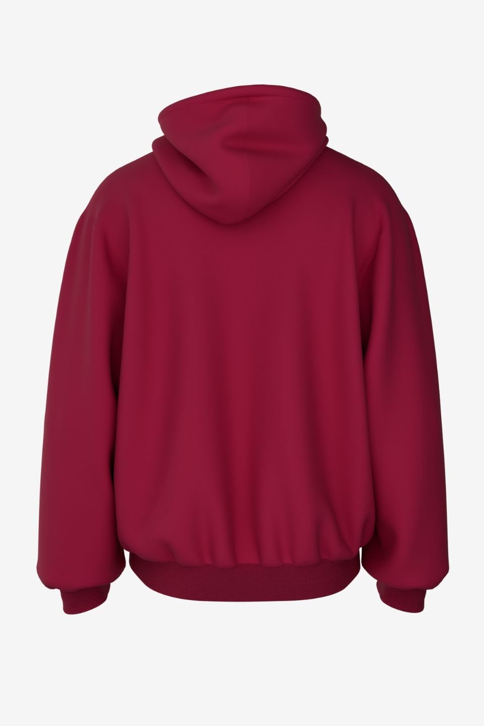 RED OVERSIZED HOODIE - NEUTRALS BY SOY - Shade Of You