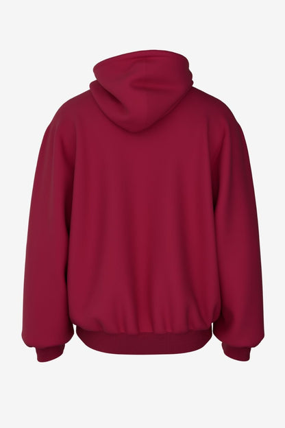 RED OVERSIZED HOODIE - NEUTRALS BY SOY - Shade Of You