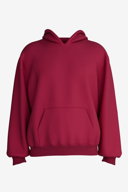 RED OVERSIZED HOODIE - NEUTRALS BY SOY - Shade Of You