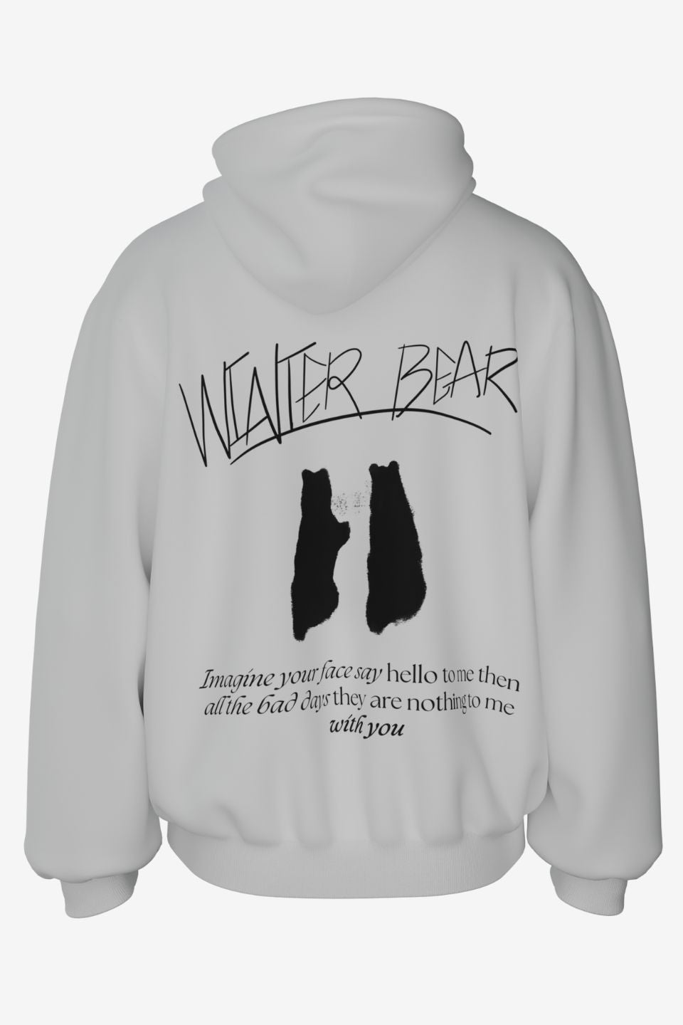 WINTER BEAR - BTS UNISEX OVERSIZED HOODIE - Shade Of You